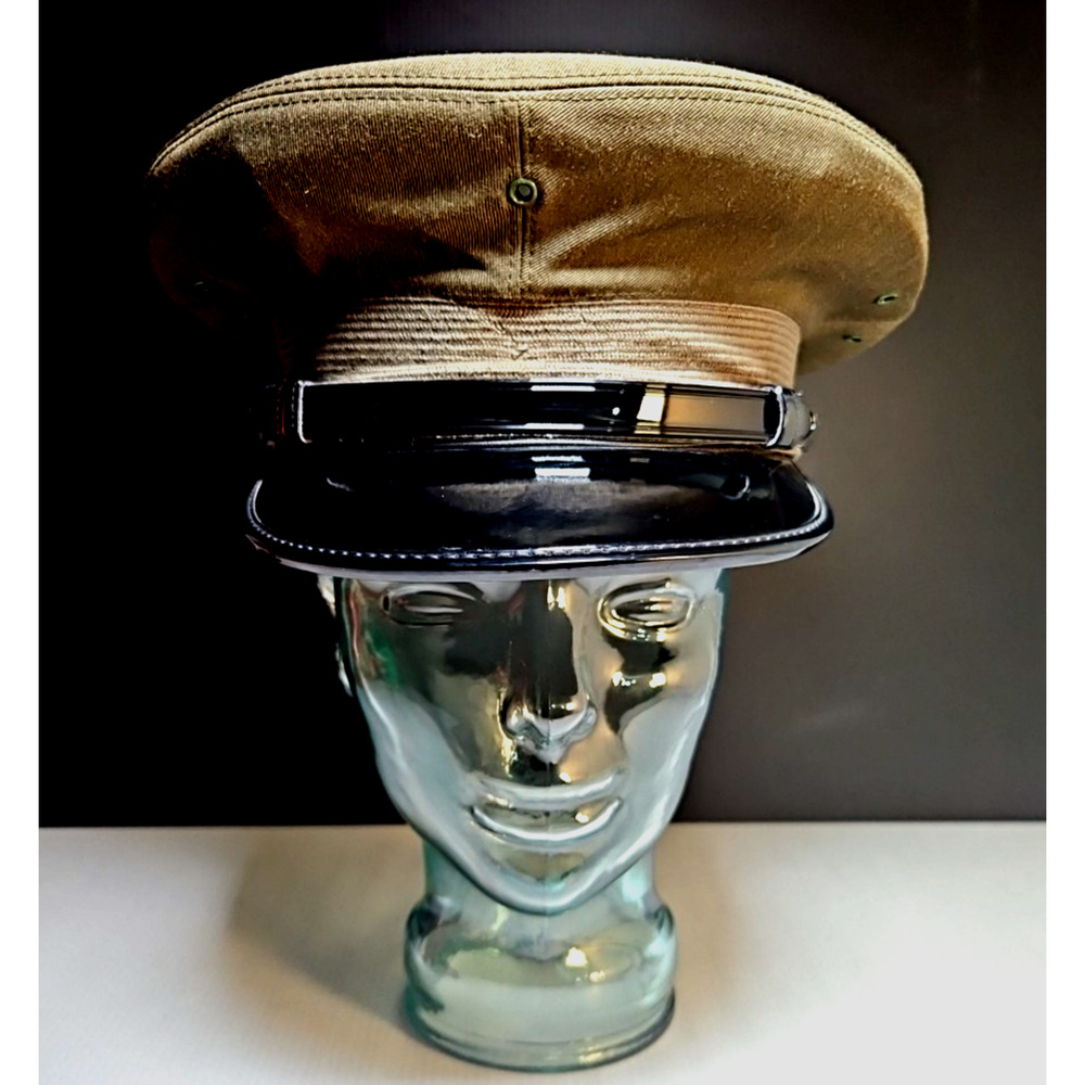 U.S. Marine Corps officer’s service cap by Lancaster Brand, size 7 -1/8, (green)